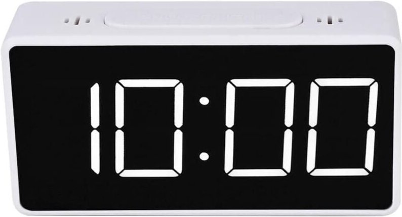 Digitaler Wecker - Weiß