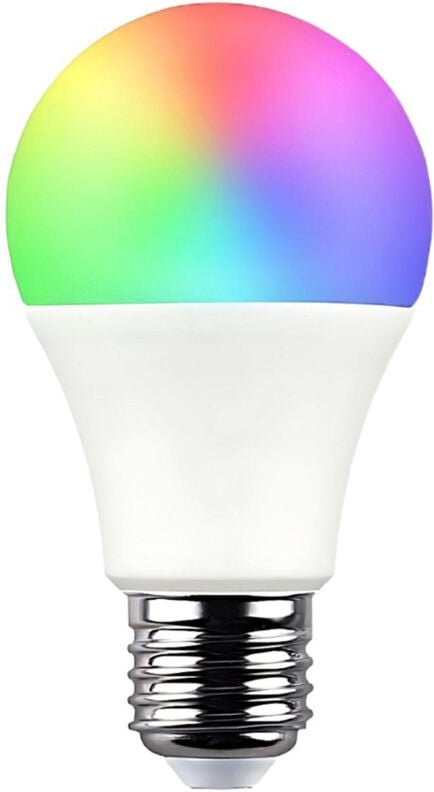 7hsevenon - Standard Smart WiFi LED-Glühbirne E27, 10 w, entspricht 60 w, 806 lm, rgbww, dimmbar über Smartphone/App, 25...