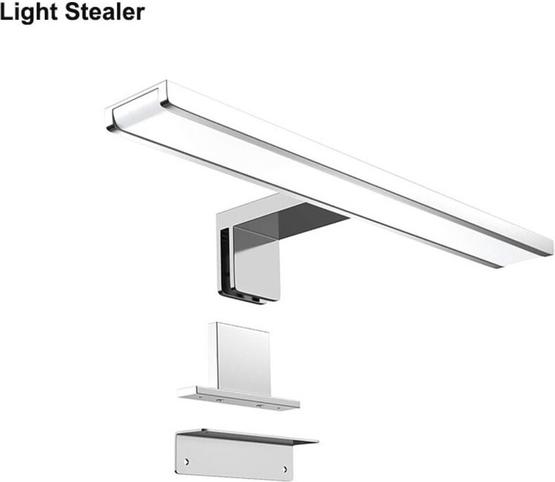 LED-Badezimmerspiegelleuchte 6W 230V, IP44 wasserdichte 30CM Badezimmerbeleuchtung, Neutralweiß 4000K, ABS-Spiegellampe ...