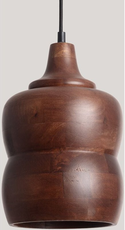 Ledkia - Pendelleuchte aus Holz Kanan ii Natürlich