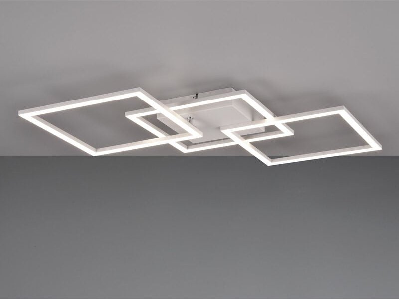 Thumbnail - Große LED Deckenleuchte TRAIL Weiß schwenkbar, Neutralweiß, Breite 74cm