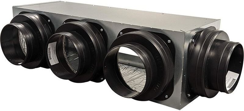 Vorgefertigte Blasungsklappen für flexible Lüftungsleitungen kompatibel mit Panasonic, 7 Anschlüsse