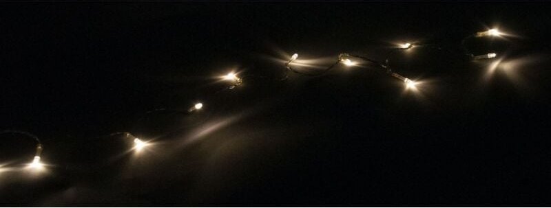 Buri - LED-Lichterkette 10-LED Dekolichter Leuchtkette Beleuchtung Weihnachtsdeko