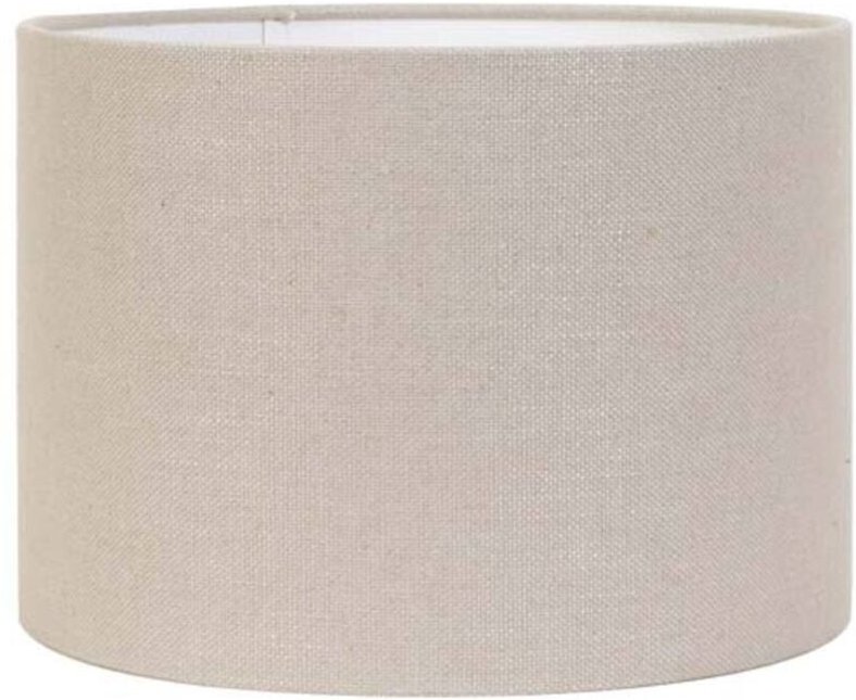 Light & Living - lampenschirm - Livigno - grau - textil - Ø 40cm