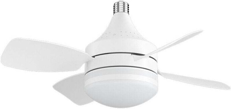 Energiesparende LED-Deckenventilator-Kombination mit starkem Luftstrom Einfache Installation 2 in 1 - Ulisem