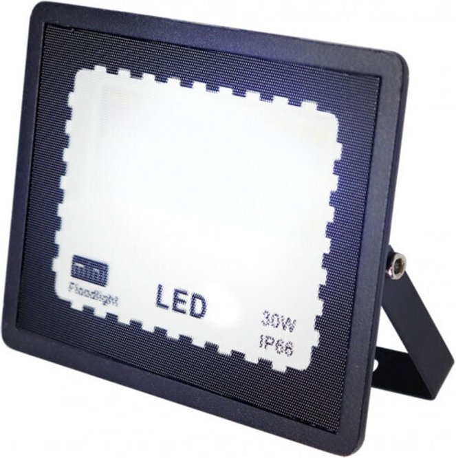 fluter zircon 30w 6500k schwarz 3000lm 11,5x14x2,3 cm ip65