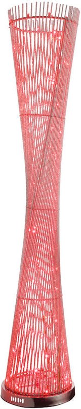 Stehleuchte Standleuchte Wohnzimmerlampe Schlafzimmerleuchte Beistellleuchte, Aluminium silber, 120x led 720Lm 0,06W, h ...