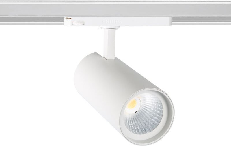 Efectoled - 3-Phasenstromschiene LED-Strahler 30W d'Angelo Weiss philips Xitanium 6000K Kaltweiß