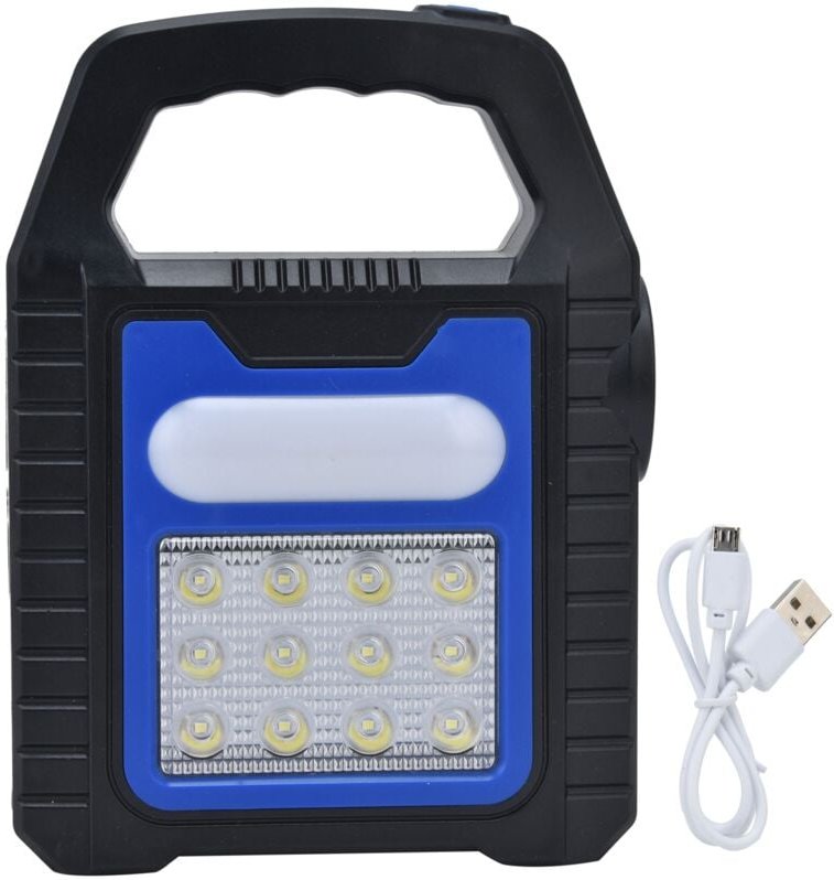 Wiederaufladbare LED-Laterne, tragbarer USB-Ladegriff-Scheinwerfer für Outdoor-Camping