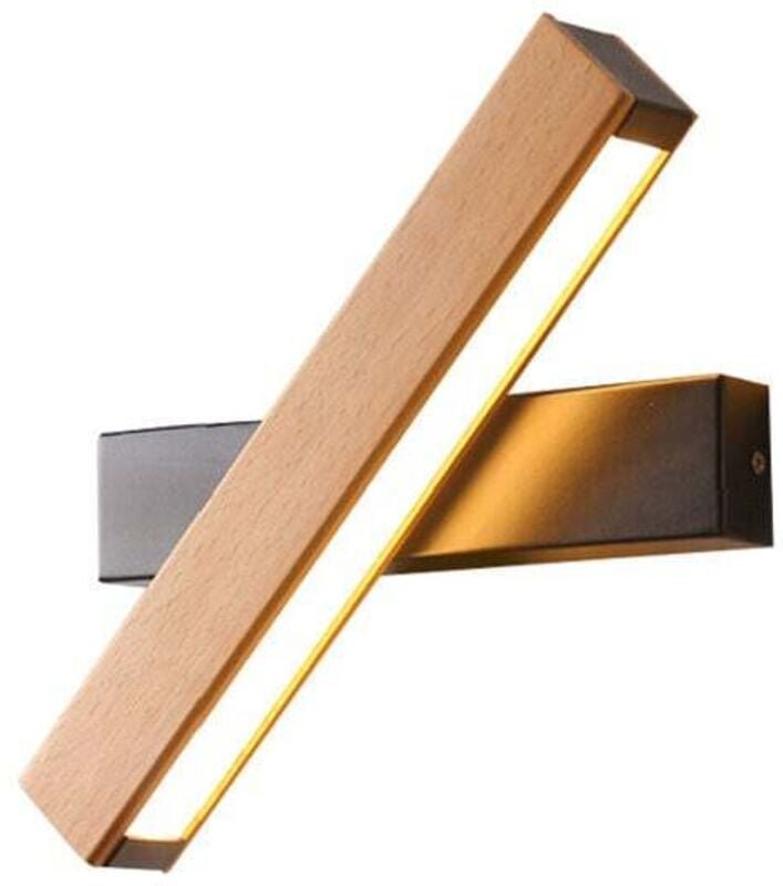 Led Wandleuchte Innenwandlampe 360° drehbar 4w warmes Licht Wandlampe geeignet für Wohnzimmer Flur Schlafzimmer