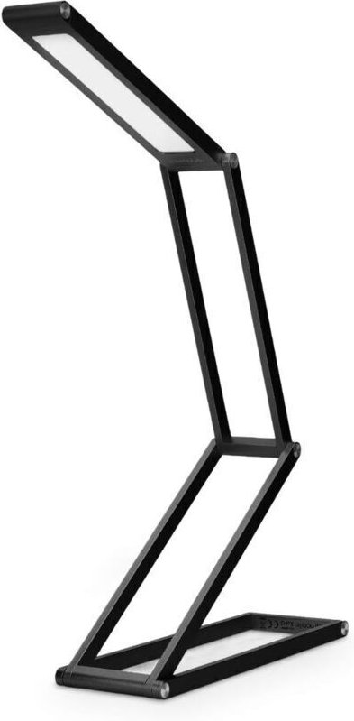 LED-Schreibtischlampe – Faltbare, kabellose Aluminiumlampe mit Micro-USB-Anschluss und abnehmbarem Haken – Wohnzimmer-Na...