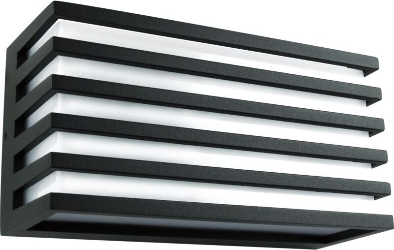 Led Wandleuchte Corona H IP65 Wandlampe 3000K warmweiß, Alu schwarz