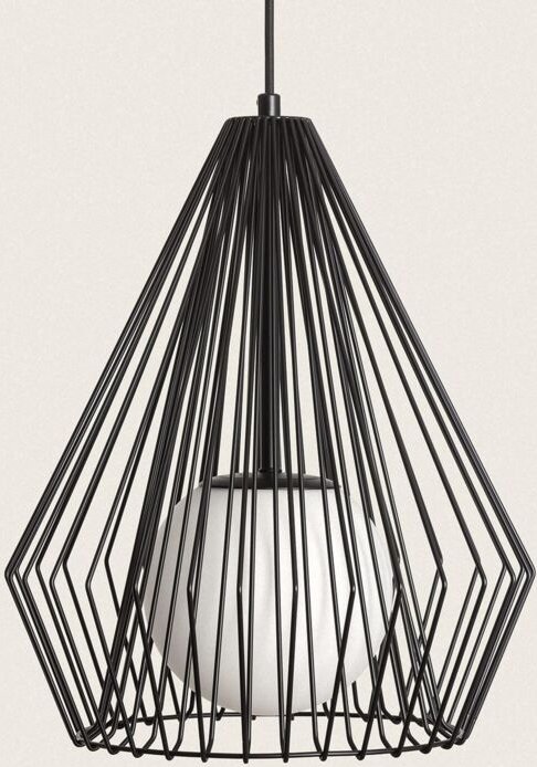 Efectoled - Pendelleuchte Metall Pentagon Schwarz