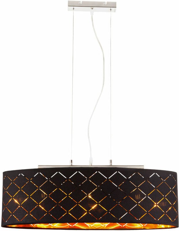 Led Hängelampe Esstischlampe orientalisch rgb Farbwechsler Pendelleuchte Deckenlampe Textilschirm Hängeleuchte, Wohnzimm...