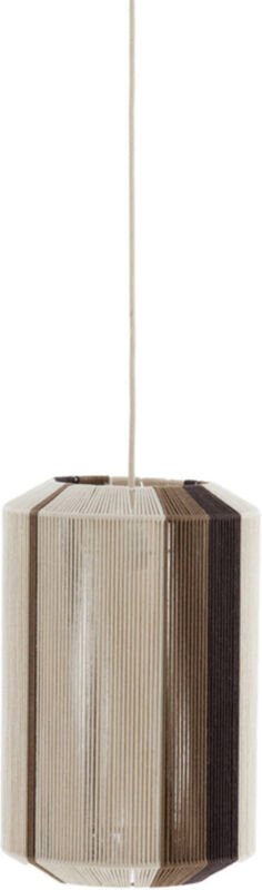 Hängeleuchte - Kozana - natürlich - textil - E27 - Light&living