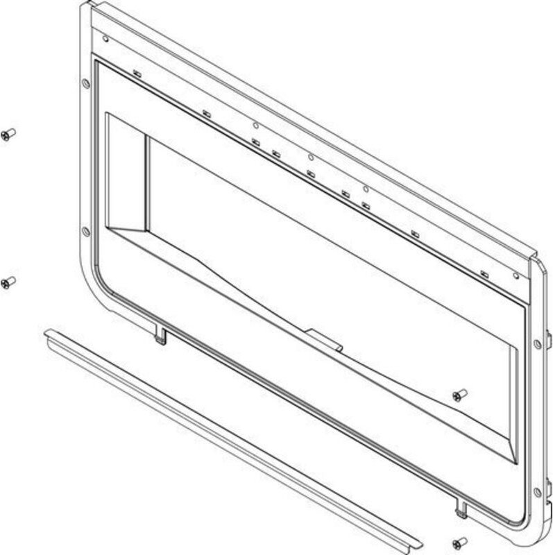 BOSCH Ersatzteil TTNR: 87186497950 Rahmen weiss
