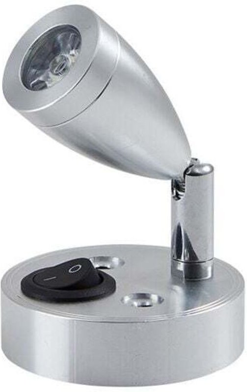 12V LED-Spot-Leselampe mit einstellbarem Schalter, warmes Licht für Wohnmobil, Boot, LED-Innenbeleuchtung (1 Stück)