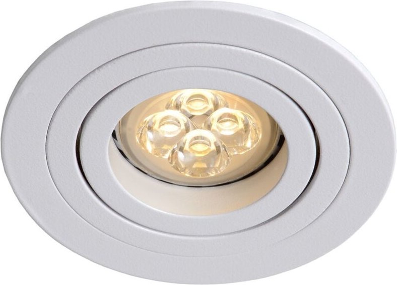 Lucide - tube - Einbaustrahler - ø 9,2 cm - 1xGU10 - Weiß