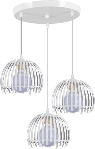 Lámpara de techo colgante Latina Blanco 3xe27 Regx40x40cm - Fabrilamp