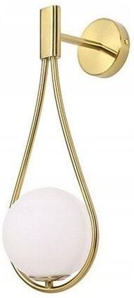 Wandlampe glas kugel gold APP603-1W