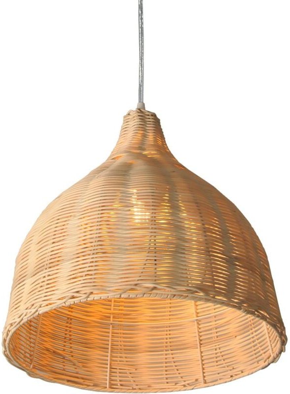 Pendelleuchte aus Korbgeflecht 'saski'.