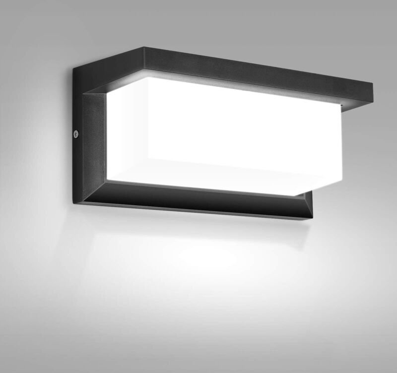 18W LED-Außenwandleuchte, IP65 wasserdicht, Außendekorations-Wandleuchte für Innenhof, Garten, Terrasse, Abschluss, Wand...