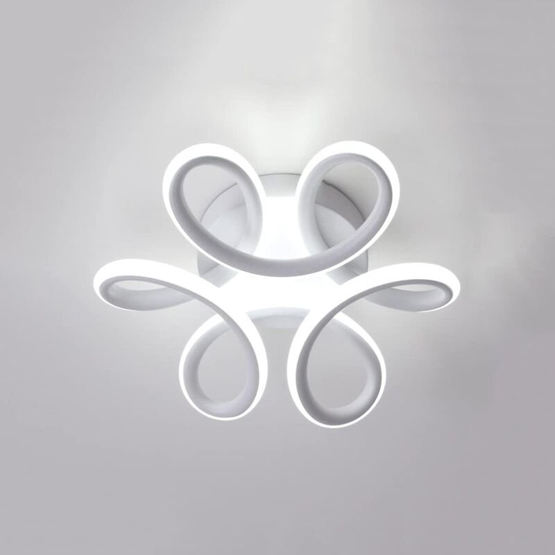 Comely - led Deckenleuchte 22W Modernes Gebogenes Design Deckenlampe für Flur Balkon Wohnzimmer Küche Badezimmer Schlafz...