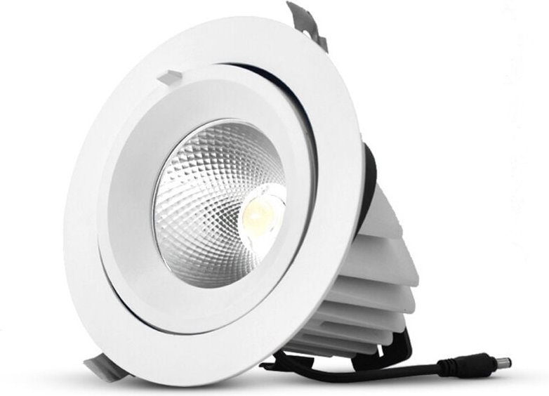 Einbauspot Schnecke verstellbar und neigbar BOUTICA ø150mm - 4000K Neutralweiß - 40W