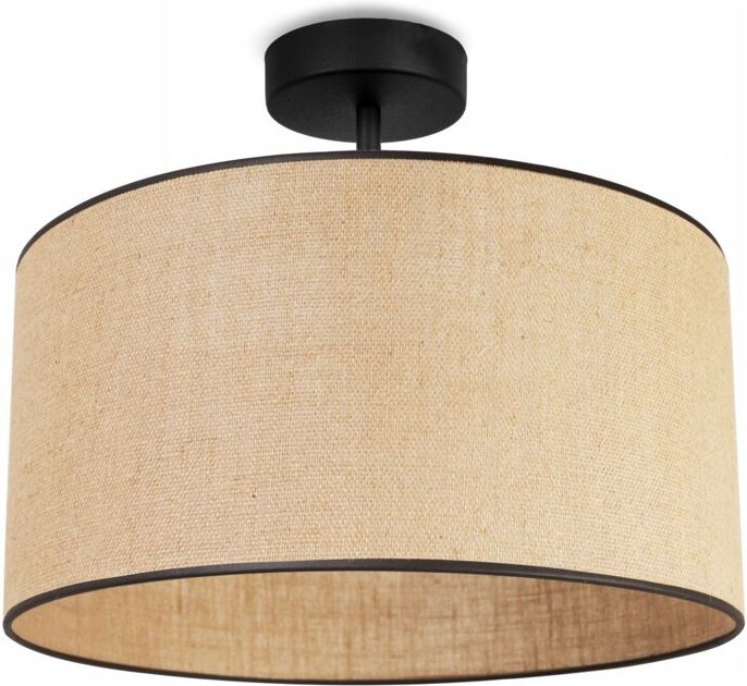 DECKENLEUCHTE JUTE LAMPENSCHIRM 40cm