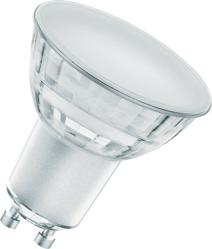 Osram - Superstar dimmbare LED-Lampe mit besonders hoher Farbwiedergabe (CRI90) für GU10-Sockel, klares Glas ,Kaltweiß (...