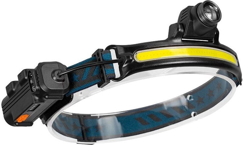 Versaillesfr - Leistungsstarke wiederaufladbare LED-Stirnlampe, Zoom-Stirnlampe mit empfindlichem Sensormodus, IPX65 was...