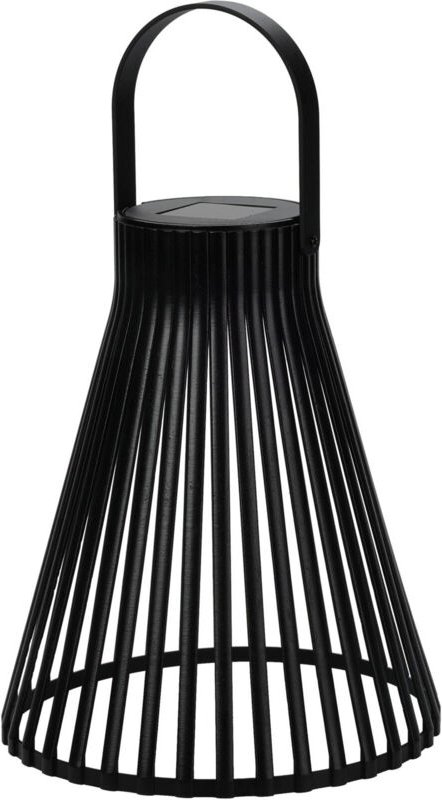 Solarlaterne, schwarz, 23 cm