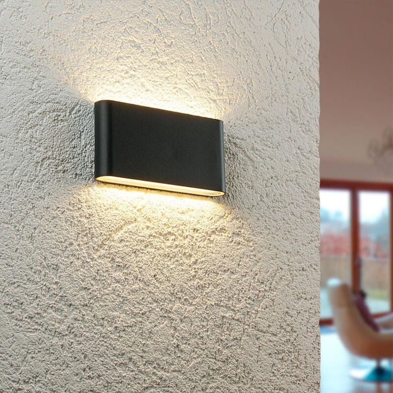 Thumbnail - Wandleuchte Slide UP and DOWN 3000K IP54 - Watt: 12W - Farbe: Anthrazit RAL7016