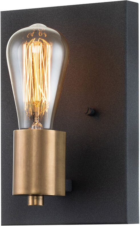 Thumbnail - Hinkley Silas Wandlampe Antik-Zink & traditionelles Messing - Elstead