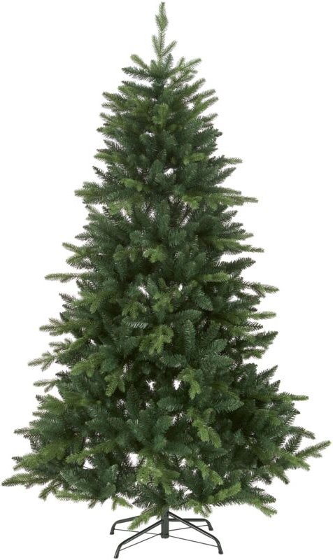 Eglo Künstlicher Weihnachtsbaum Bergen, naturgetreuer Deko Tannenbaum für Innen, Kunstbaum wie echt, Christbaum zum Stec...