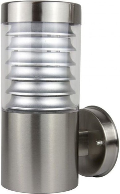 Edelstahl Außenwandleuchte 1xE27 silber IP44 SU-MA Joy 91063L