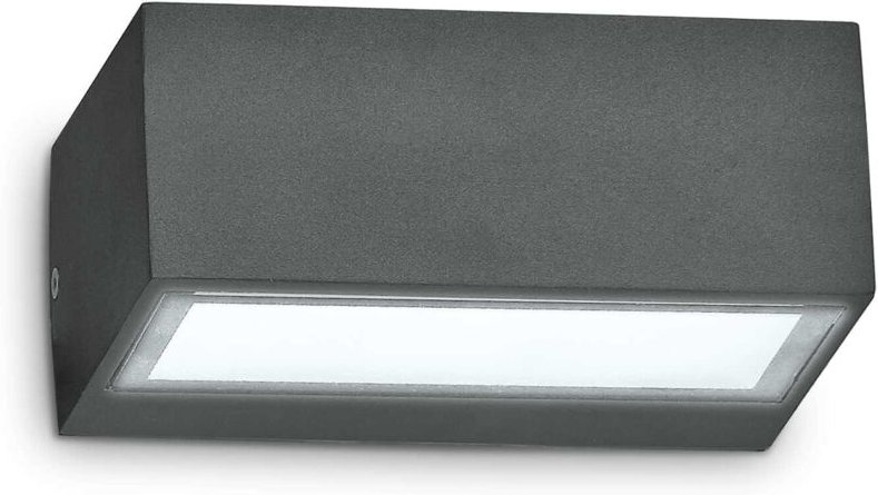 Ideal Lux - 1 Licht Outdoor Twin Up Down Wandleuchte Anthrazit IP44, G9