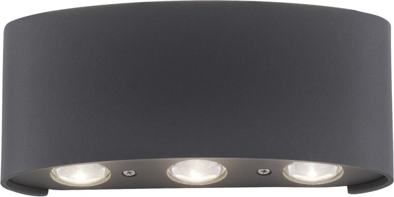 PAUL NEUHAUS LED-Wandleuchte 9488-13 anthrazit, 4,8 W, 720 lm, 3000 K, IP54