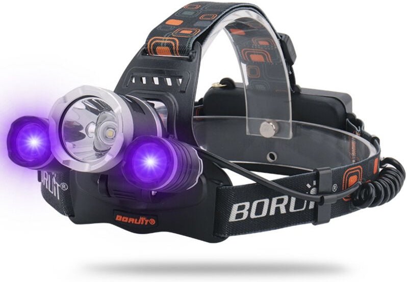 LED-Frontlampe, 3000 Lumen, wiederaufladbar, schwarz für den Nachtfisch, die Jagd auf den Skorpion, die Haare des Hauses...