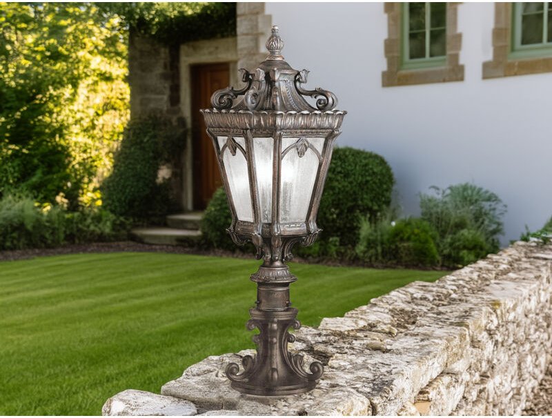 Tournai - 3 leichte große Außenleuchte Londonderry IP44, E14 - Elstead