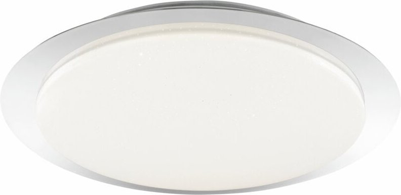 Brilliant LED Deckenleuchte Vittoria Ø 40 x 6,8 cm warmweiß-kaltweiß chrom-weiß Wandleuchte