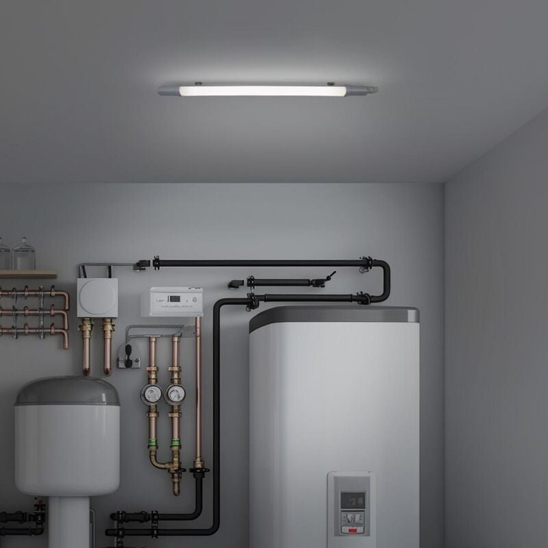 LED Feuchtraumleuchte IP65 4000K neutralweiss - Ausführung: 60cm 18W