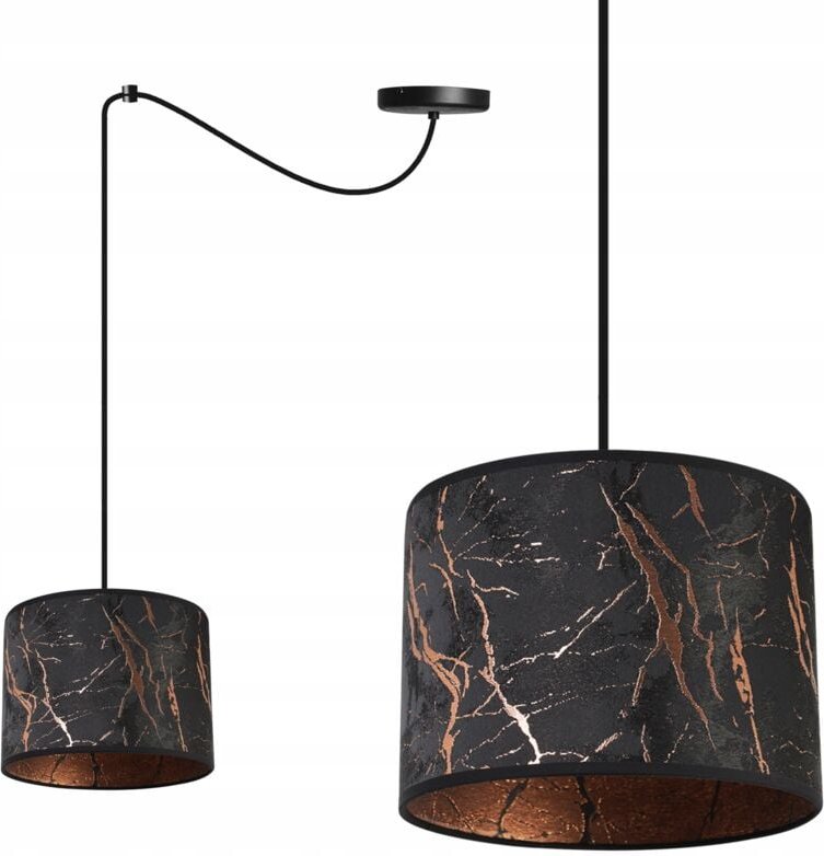 Thumbnail - Deckenlampe, Spinnenlampenschirm, Marmor, Kupfer
