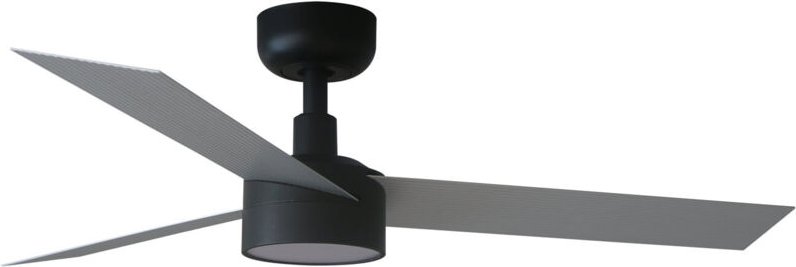 Faro Cruiser Kleiner Deckenventilator mit 3 Flügeln, Mattschwarz, Aluminium, mit Licht 2700 – 4000 – 6500 k, Wiz Smart S...