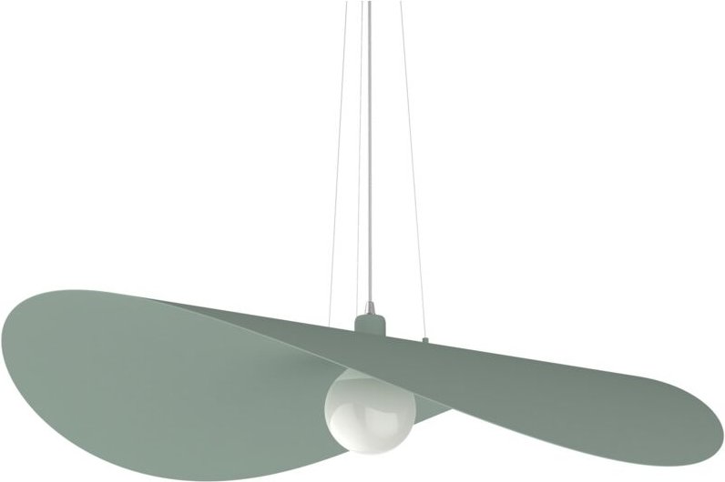 Lumicom - piuma sospensione Ø90 monocolore opaco