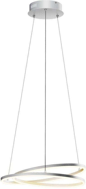 Davian' aus Aluminium dimmbar für Wohnzimmer & Esszimmer von Lindby