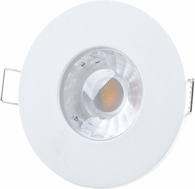 Etc-shop - led Einbaustrahler Deckenleuchte Badlampe Einbauspot Deckenlampe led, weiß rund, IP44, led 4,5 w 320 lm warmw...