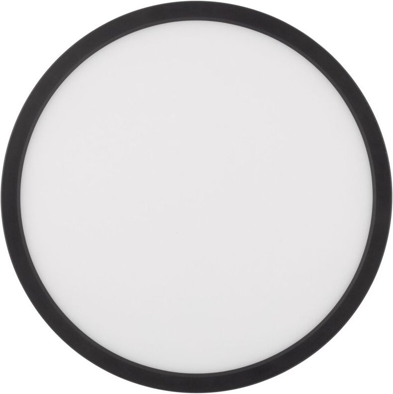 LED Deckenlampe Dimmer IP54 D: 30 cm Weiß Schwarz rund mit Farbwechsel 3000/4000/6500 K 2565 lm