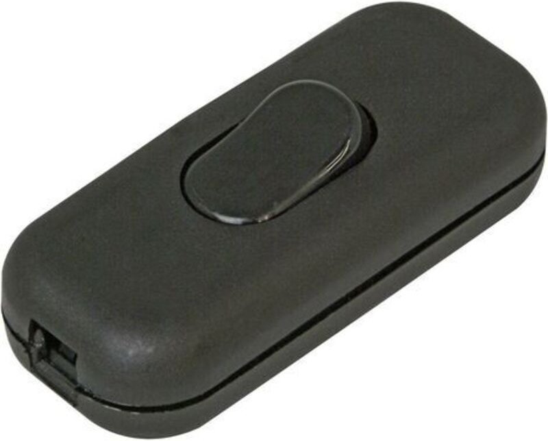 Kopp - 191305001 Schnurschalter mit Zugentlastung Schwarz 1 x Aus/Ein 6 a 1 St.