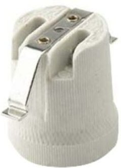 Porzellanfassung e27 fassung 46,5x39 mm- 0072/77 - FAI